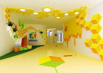 簡約風格室內幼兒園